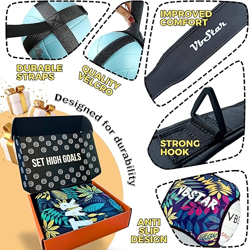 Miniatura 3 de Equipo de entrenamiento de voleibol practica tu servicio, ajuste y picos con facilidad, gran servicio individual y entrenador de picos para