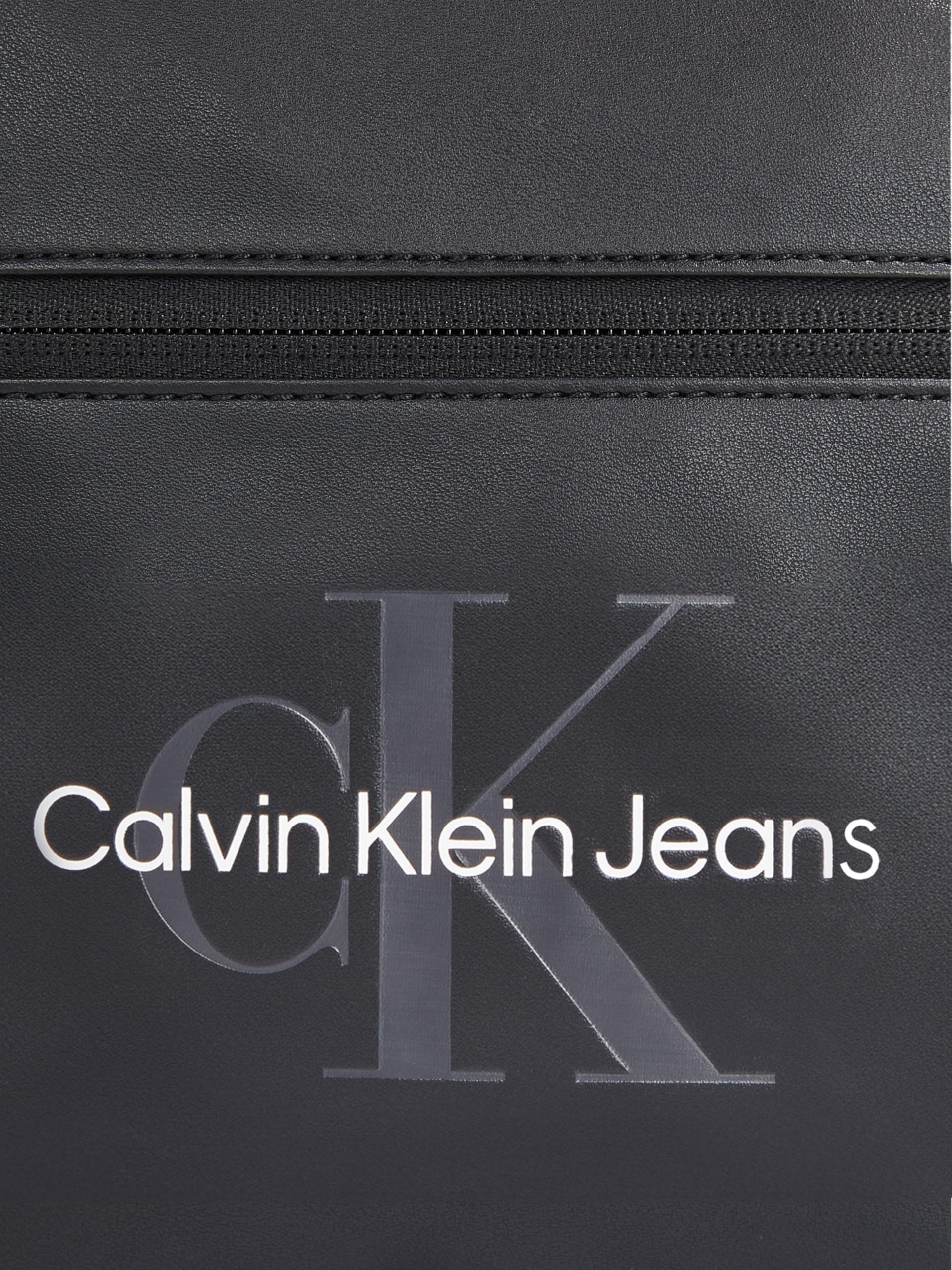Calvin Klein Herren Umhängetasche Monogram Soft Camera Bag Klein, Schwarz (Black), Einheitsgröße