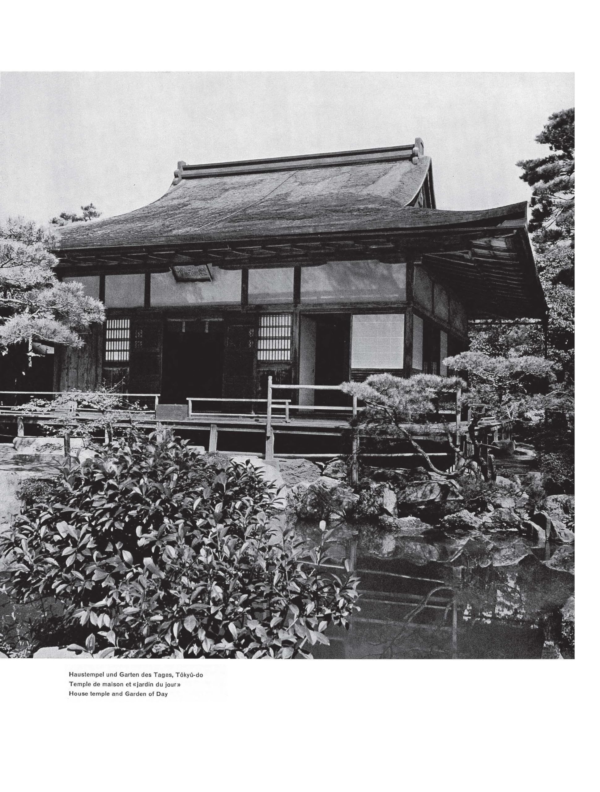 Temple and Teahouse in Japan