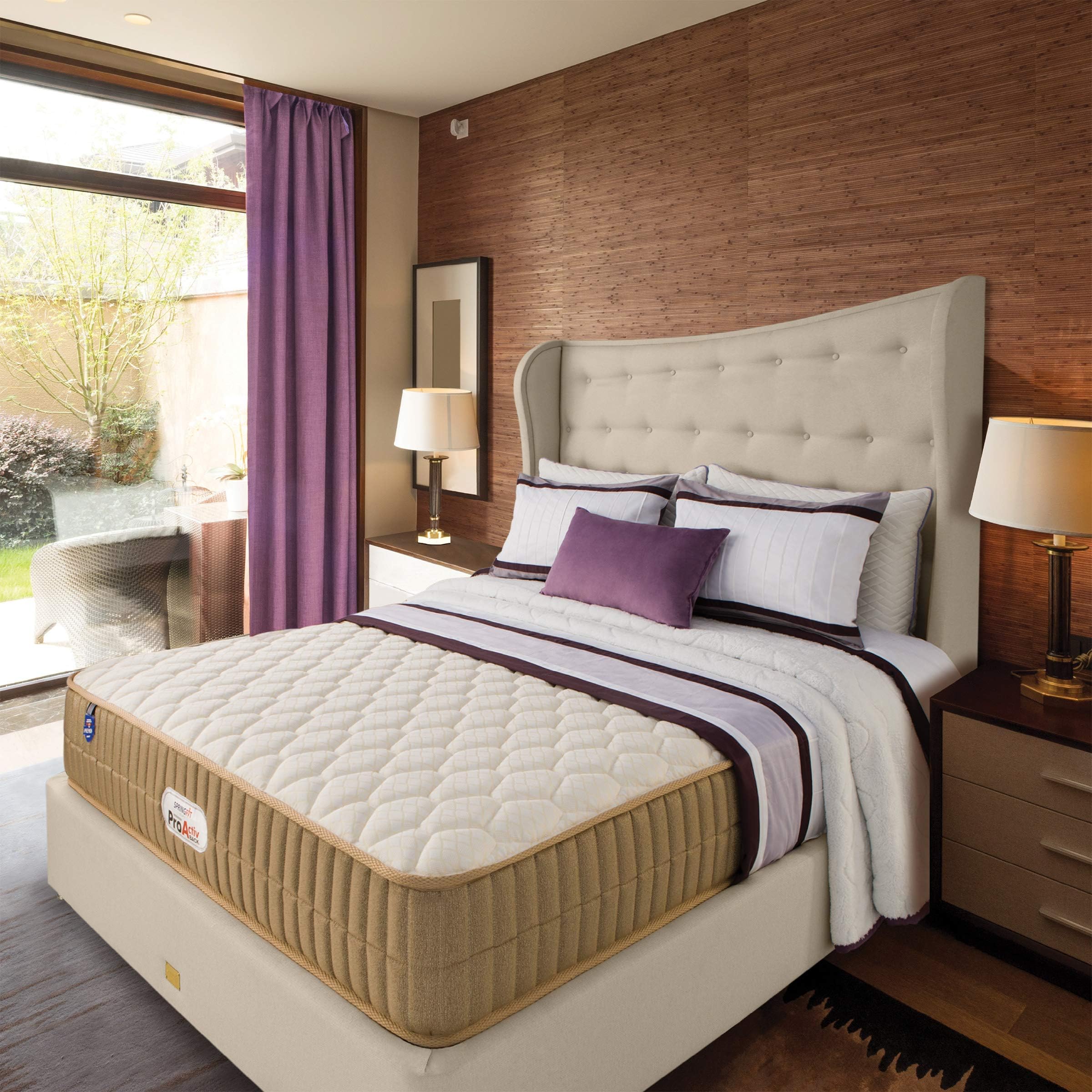 Springfit Pro Activ Back Dual Comfort Medium Soft & Hard Ortho Bed Mattress 5 Inch- Mattress Queen Size Bed (75x60x5 Inch, Orthopedic Smart Mattress)