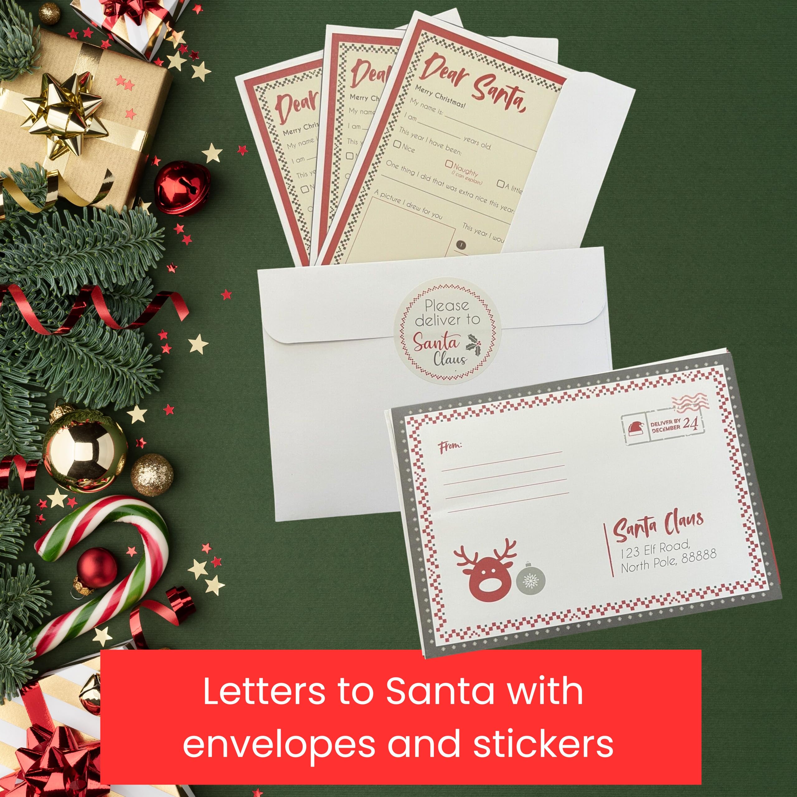 リリパットレーン　letter to santa Amazon.com: Paper 'n Such Santa Letter Kit – 4 Complete