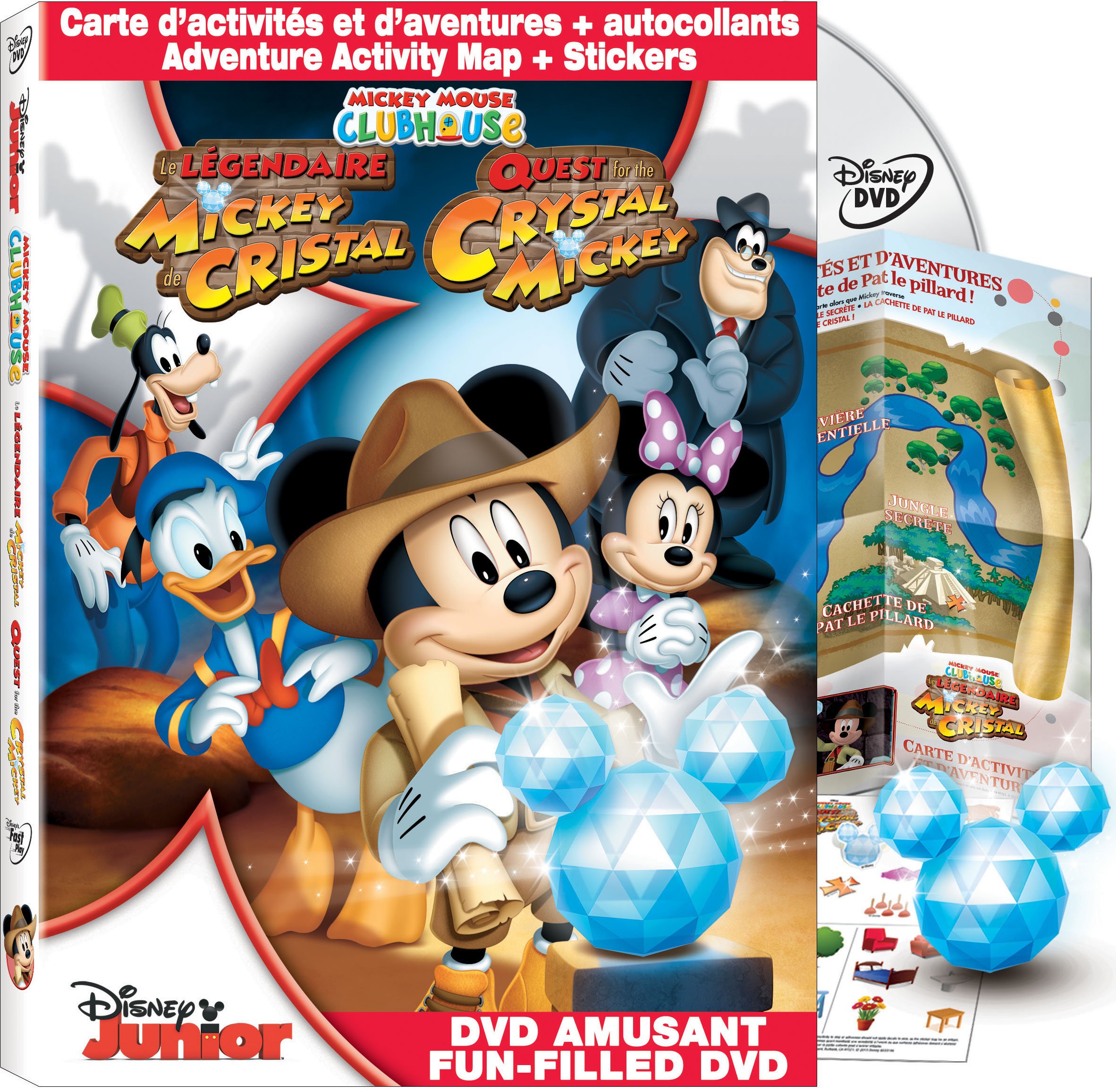Mickey Mouse Clubhouse : Le légendaire Mickey de cristal / Quest For The Crystal Mickey (Bilingual) [DVD]