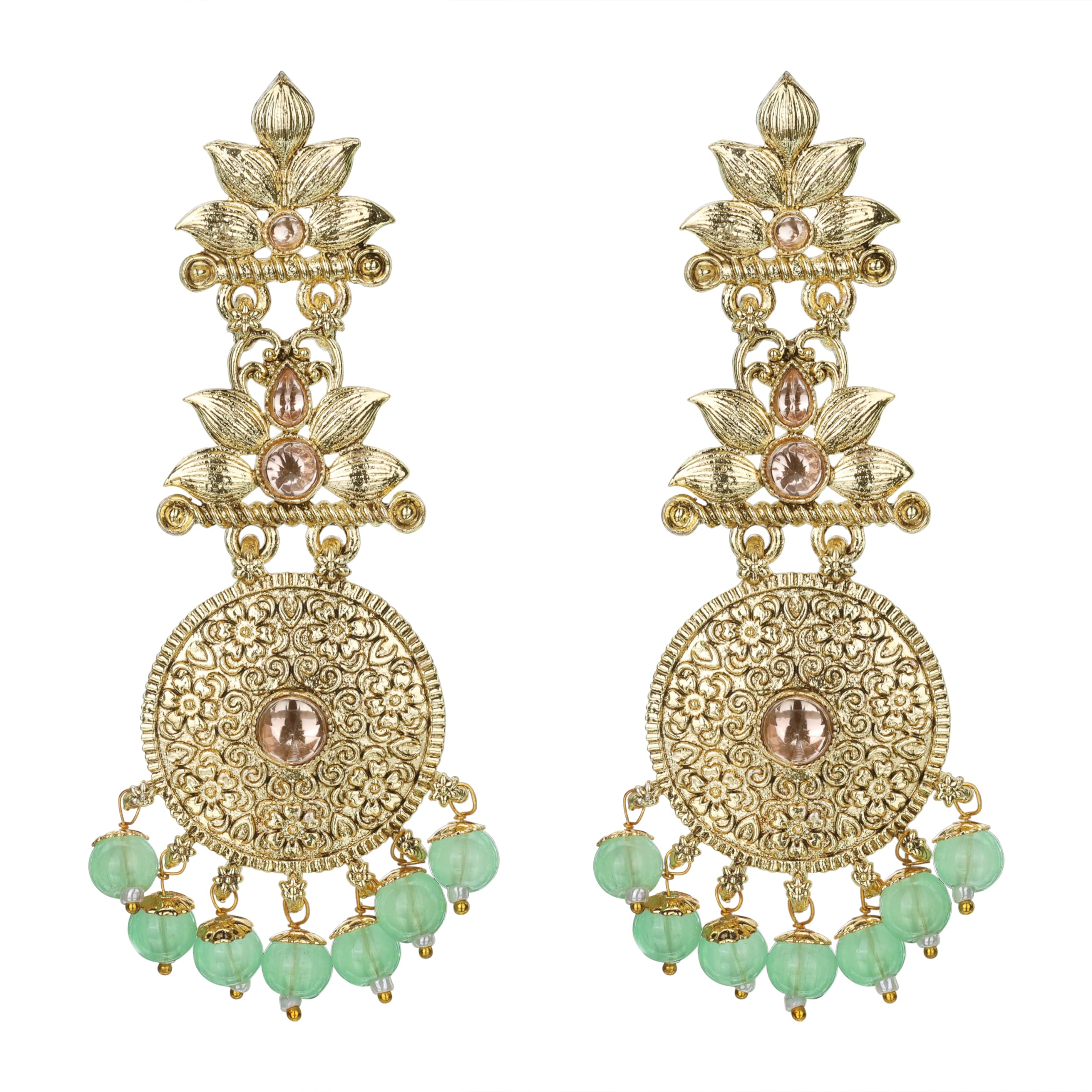 See full amazon price history chart for GlammTank Antique Traditional Gold plated Pearl Kundan beaded Jhumki Earrings for Women Girls GlammTank Antique Traditional Gold plated Pearl Kundan beaded Jhumki Earrings for Women Girls (B0CV1DGWWQ) Amazon Price History, Amazon Price Tracker