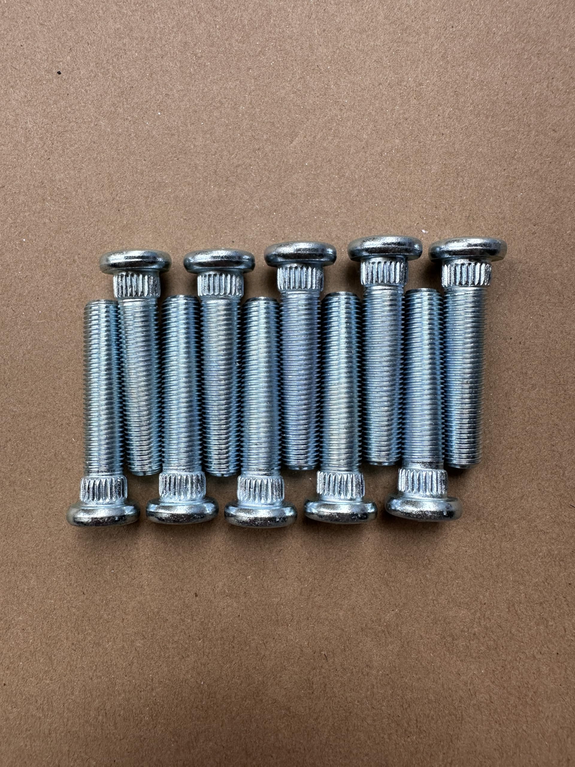 Radbolzen, 1,6 cm länger als herkömmliche Radbolzen, 7/16-20-Gewinde, OEM-Qualität, verlängert, extra lang, Ersatz für Chevrolet, Dodge, Pontiac, Oldsmobile, Buick, 10 Stück