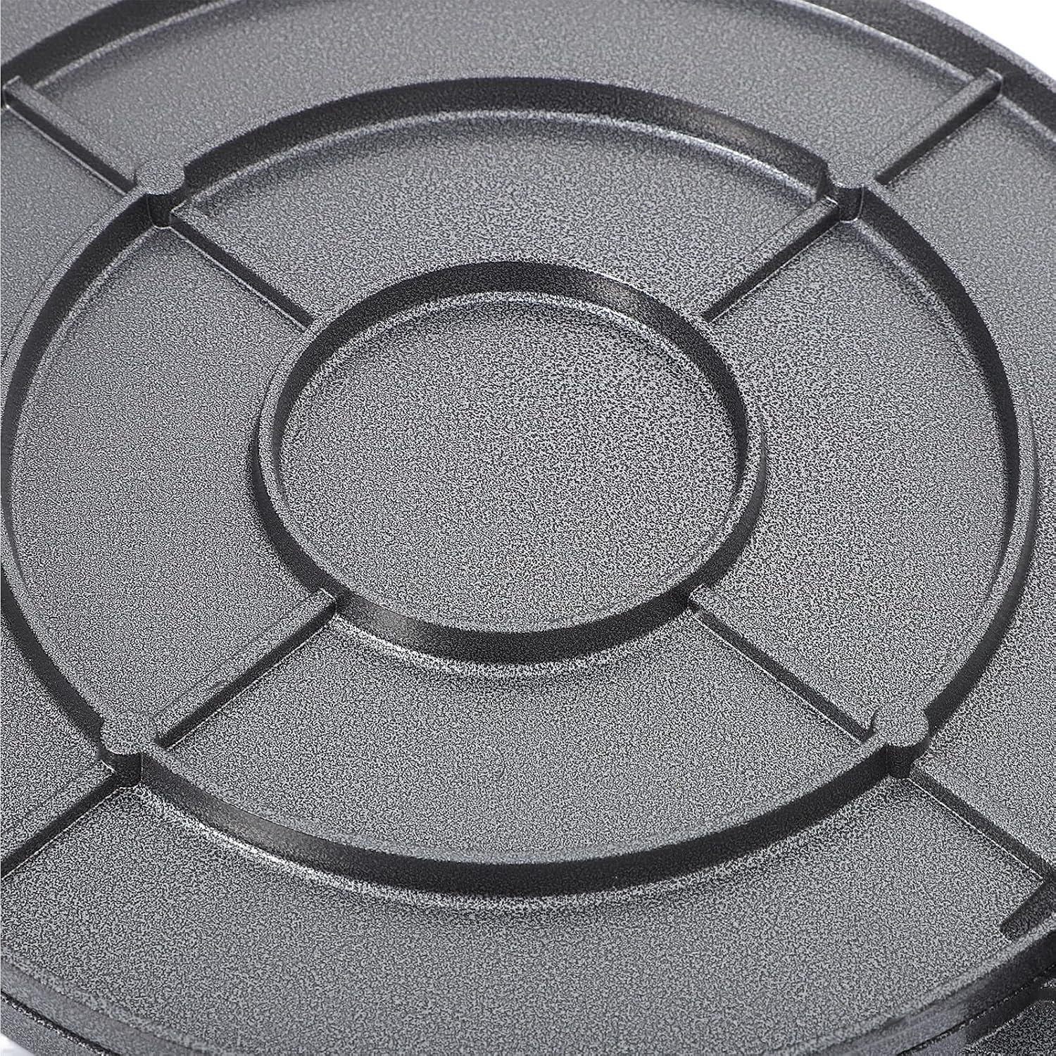Kichvoe Adjustable Aluminum Alloy Tortilla Press Pan for Homemade Corn Tortillas and Dumpling Skin round Manual Maker with Non-stick Surface and Easy Maintenance for Kitchen Use