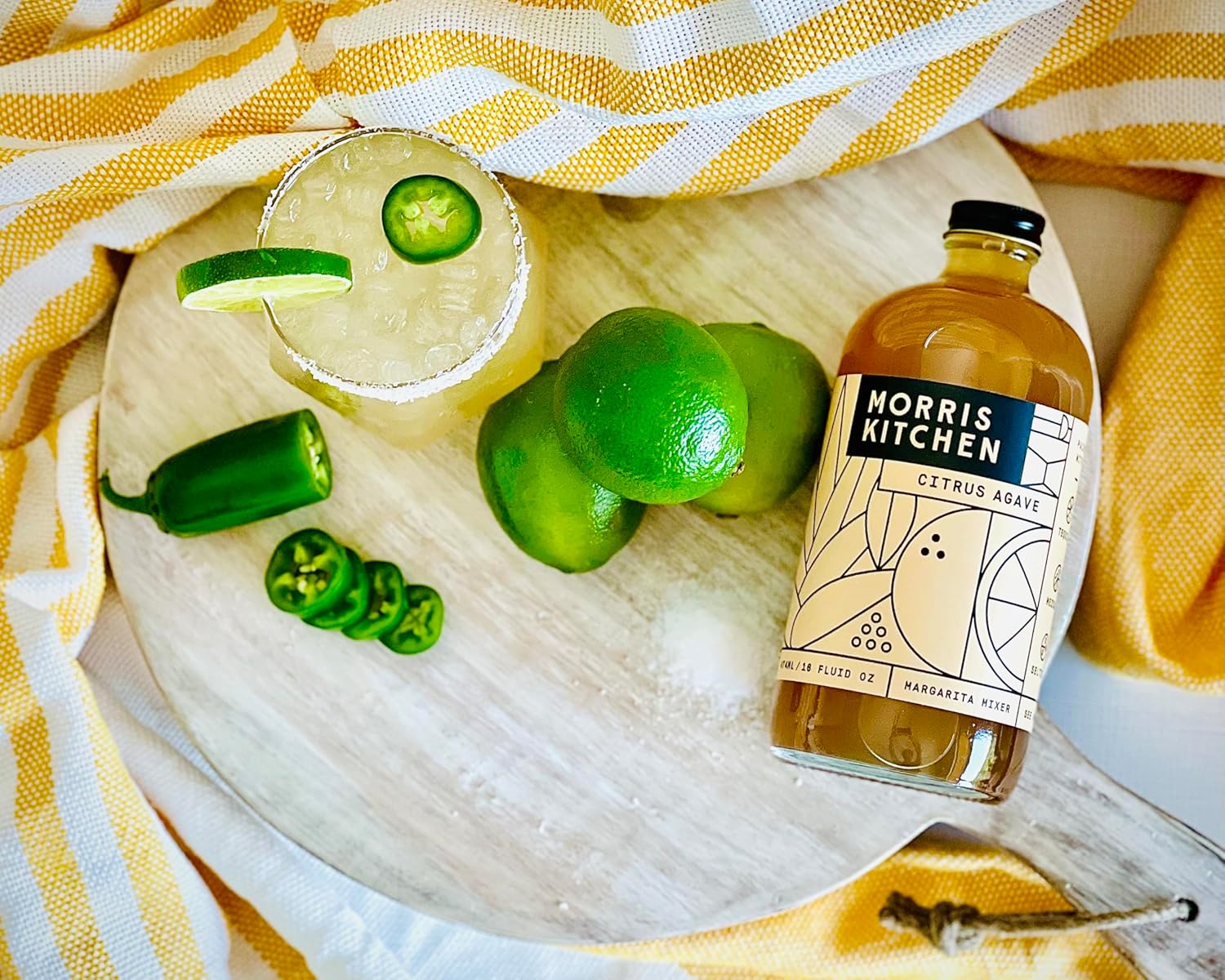 Morris Kitchen Citrus Agave Cocktail Mixer 16oz - (4pk)