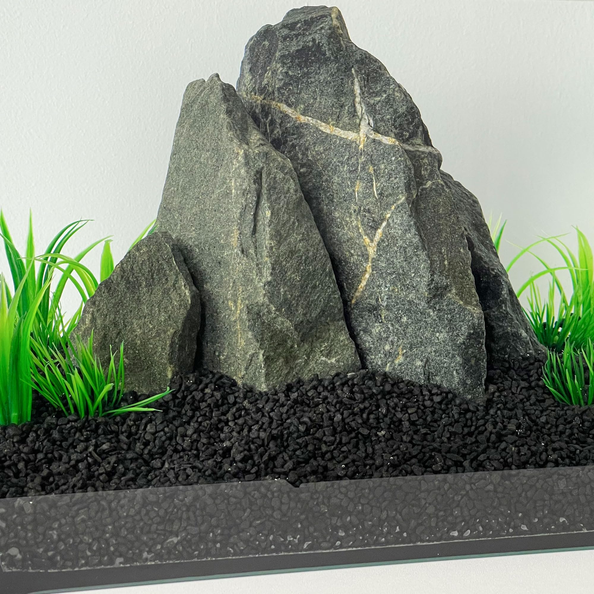 Schicker Mineral żwir akwariowy czarny, kwarcowy 2,0–3,0 mm, 25 kg, powłoka epoksydowa (deklaracja: nie uwalnia substancji), zaokrąglone ziarna, do akwariów słodkowodnych i morskich, neutralność pH