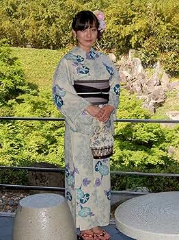 【綿麻浴衣】麻の葉小袋帯セット　仕立て上がり浴衣　浴衣プレタ 楽天市場】麻の葉模様 浴衣の通販
