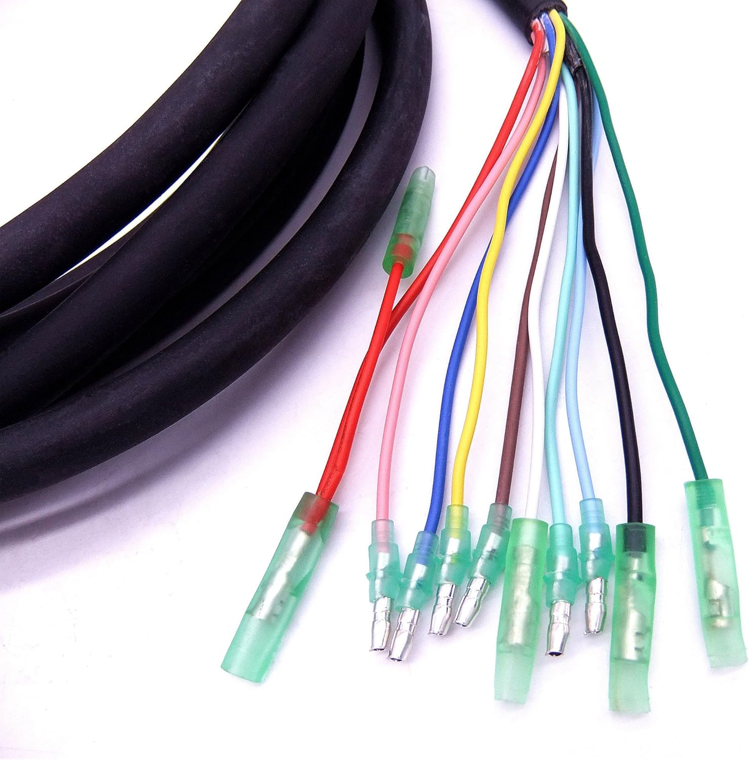688-8258A-20 Cable Main Wire Harness for Yamaha Outboard Engine 703 Remote Control Box 10 Pins 16.4FT