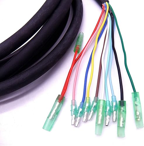 Miniatura 3 de Arnés de cables principal 688-8258A-20 para motor fueraborda Yamaha 703 caja de control remoto 10 pines 16.4 pies