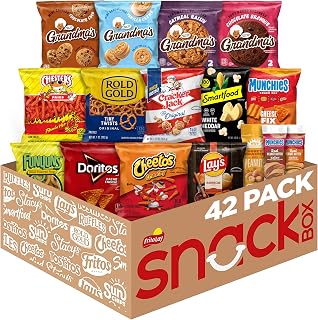 Frito-Lay Ultimate Snack Care Package, Favorites Mix, Variety Assortment of Chips, Cookies, Crackers & More, 40 Count