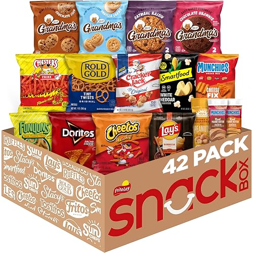 Frito-Lay Ultimate Snack Care Package, Favorites Mix, Variety Assortment of Chips, Cookies, Crackers & More, 40 Count
