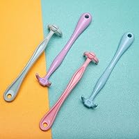 Vista 7 de Diseño de mango de hilo dental sin desperdicios para adultos y niños, limpieza de dientes reutilizables, 1 unidad, regalo para hija de madre