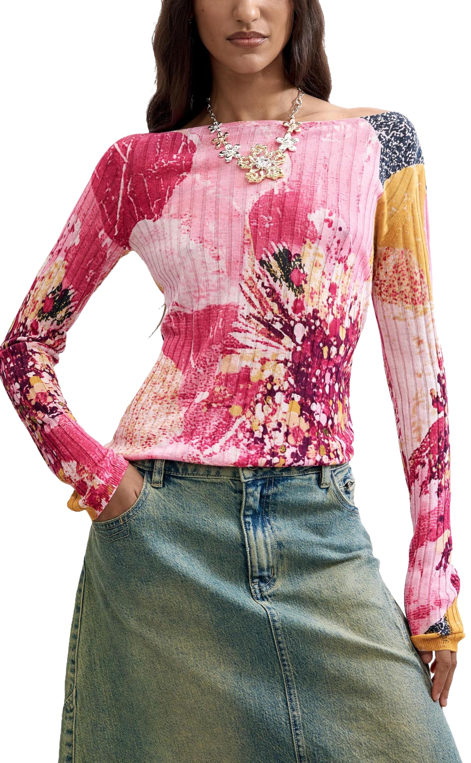 Desigual Women's Rose Woman Sweater
