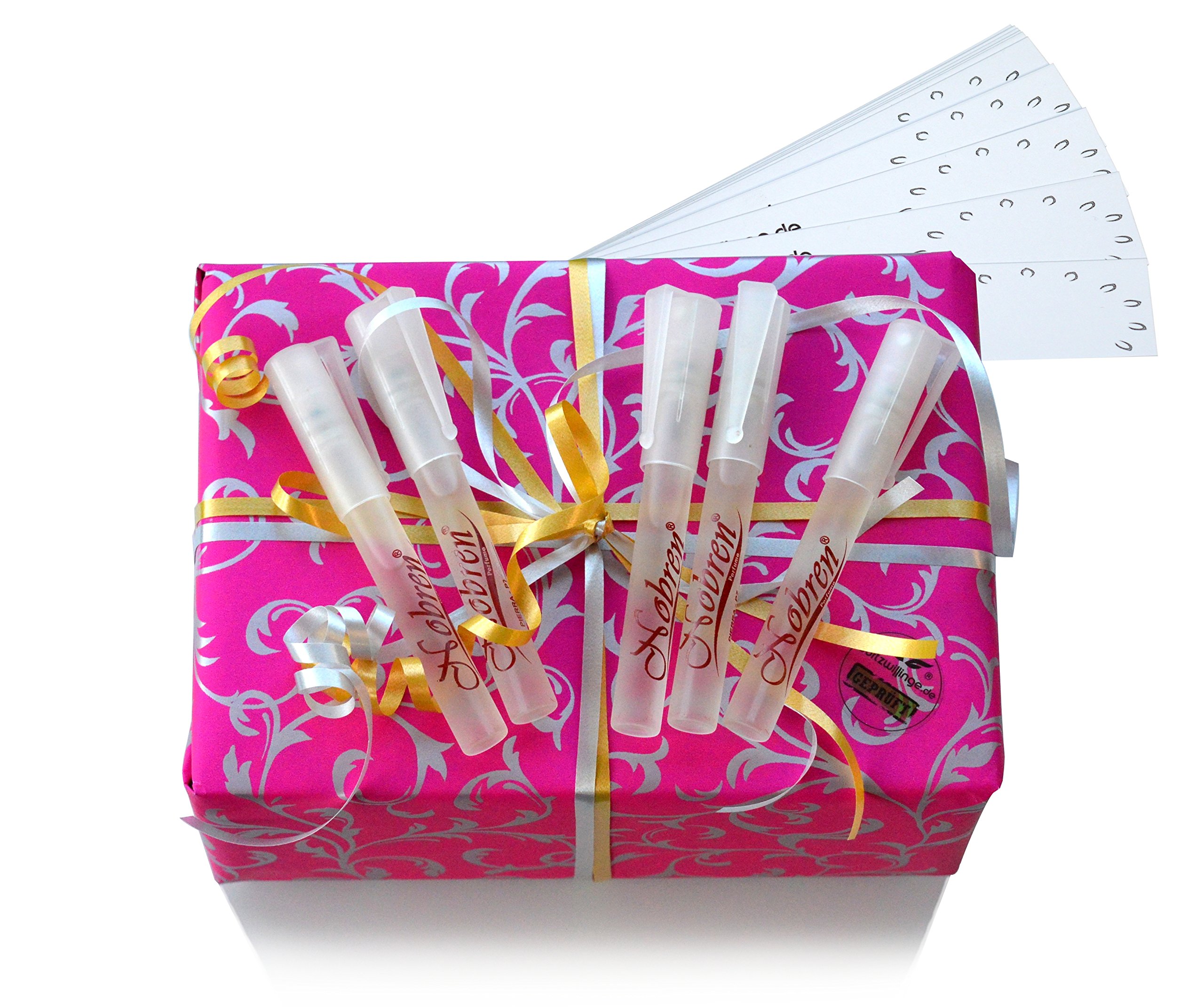 Geschenkset für FRAUEN 10x 8ml EdP Damendüfte Geschenkbox Parfüm-Schnupper-Box Taschenzerstäuber (10 verschiedene Düfte)