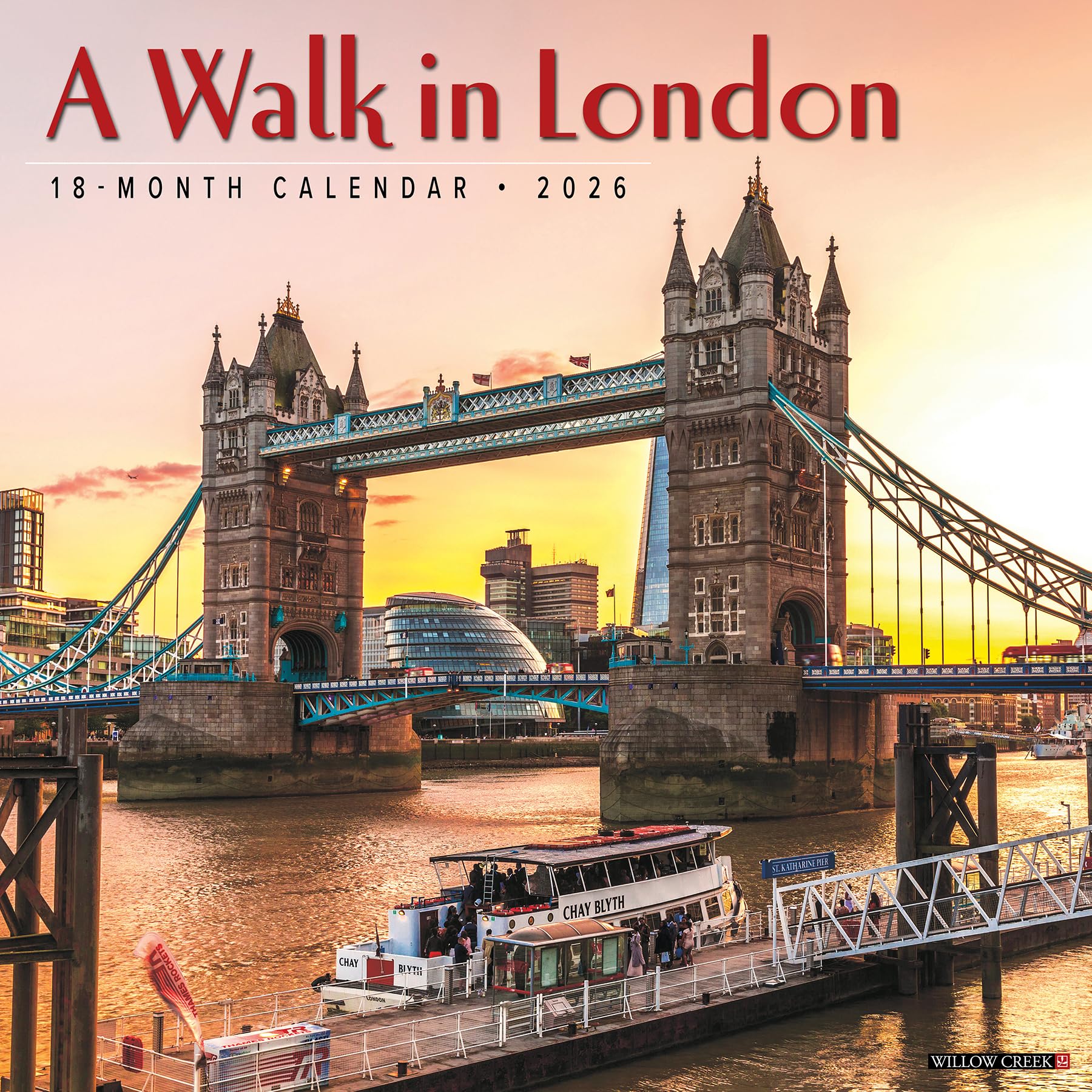 A Walk in London 2026 Wall Calendar
