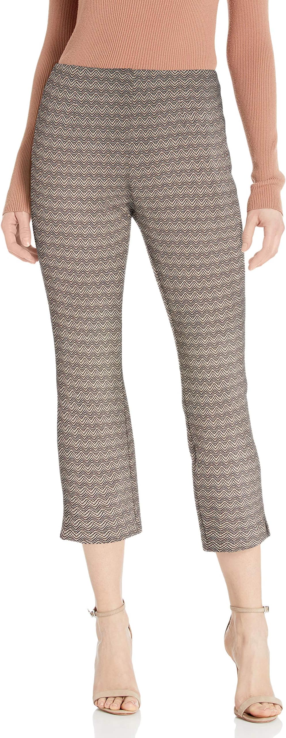 LysséWomen's Cropped Kick Flare Pattern Leggings