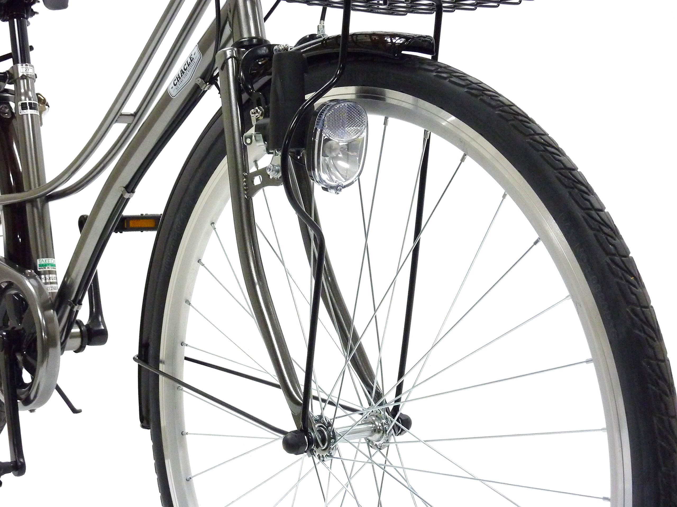 CHACLE(チャクル) 空気入れ不要! ノーパンク自転車 シティサイクル 27インチ 6段切替 CHN-CC276BE-SP Amazon | CHACLE(チャクル) 空気入れ不要! ノーパンク自転車 シティ