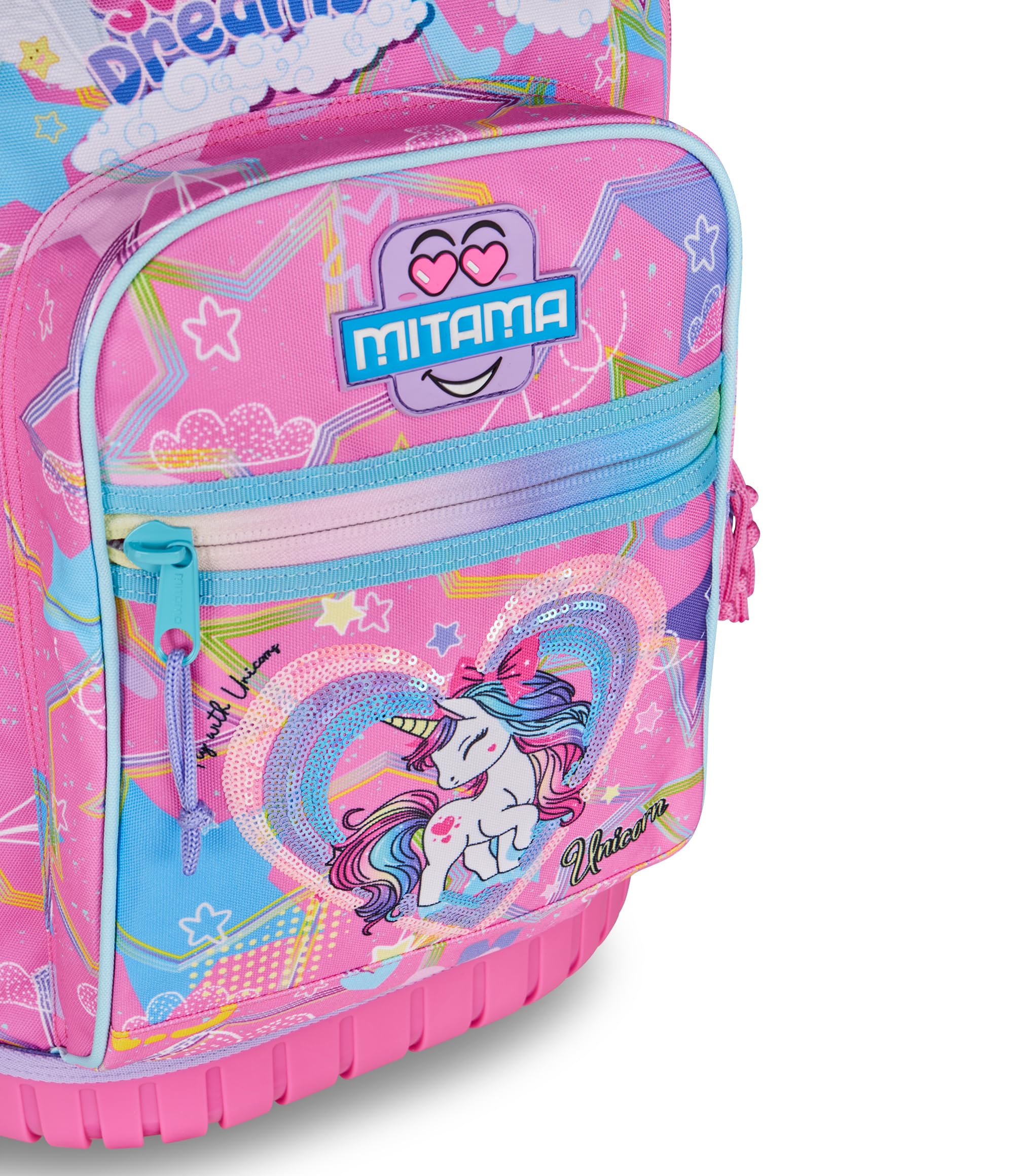 Mitama Zaino Trolley Run Maxi UniDream, Spallacci a scomparsa, Bambini e Bambine, Tasca Porta Borraccia, Doppio uso, lilla | Spallacci a scomparsa, Tasca Porta Borraccia, Doppio uso