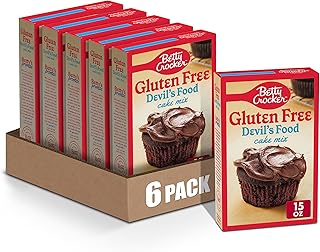 Betty Crocker Gluten Free Devil's Food Cake Mix, 15 oz. (Pack of 6)