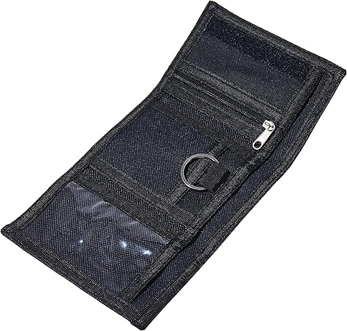 Vista 6 de Billetera, carteras de lona para deportes al aire libre para niños, bonita cartera con cremallera para niños, cartera de bolsillo frontal