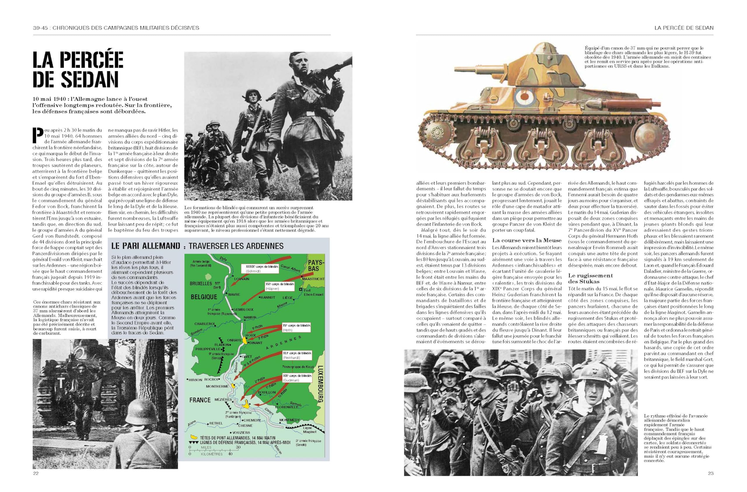39 45 Chronique des campagnes militaires décisives - De l'invasion de la Pologne à Okinawa