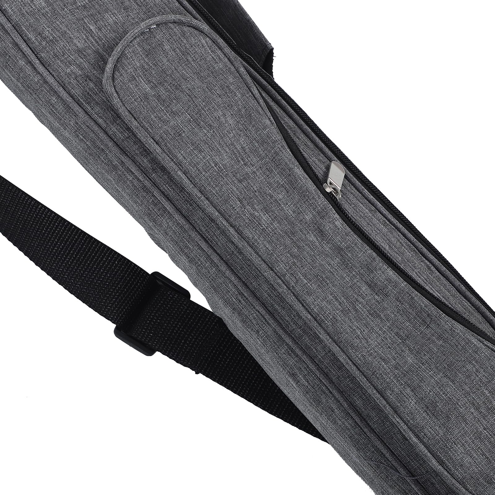 Zerodeko Billardqueue Tasche mit Polsterung Stoßfest Wasserabweisend Oxford Gewebe Leichte Tragetasche für Reisen und Zuhause Aufbewahrungstasche für Queues und Zubehör