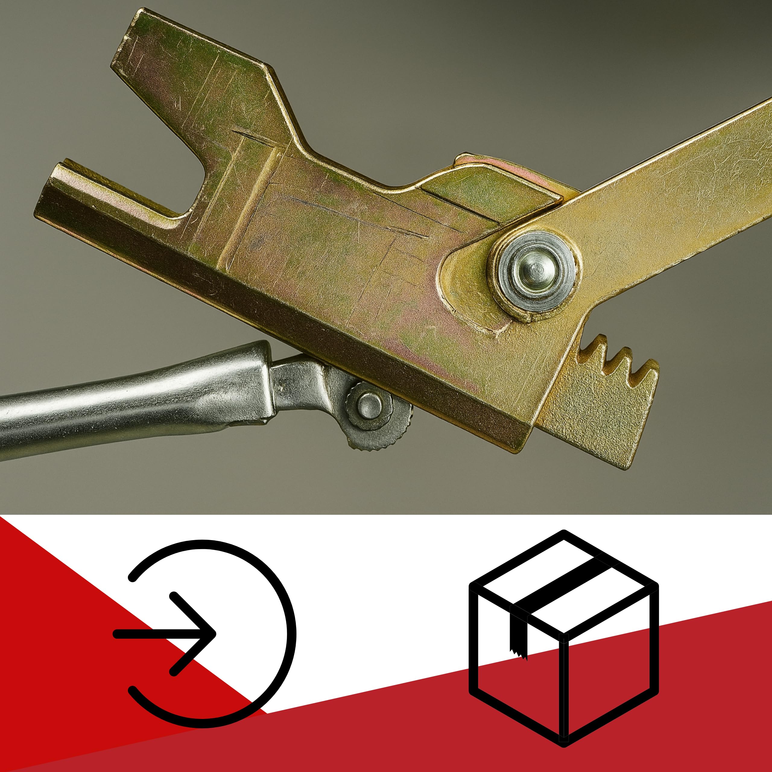 INTAKO Tendeur pour Verrou de Coffrage, Rapid Clamp Tensioner – Clé de Serrage pour Pinces de Coffrage à Ressort, Serrures de Coffrage 70 × 100 mm pour Fers à Béton Ø 6–10 mm