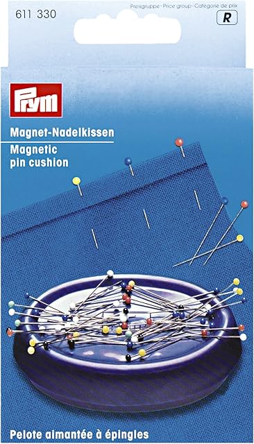 Prym Magnetic Pin Cushion,Blue,8x7x2 CM