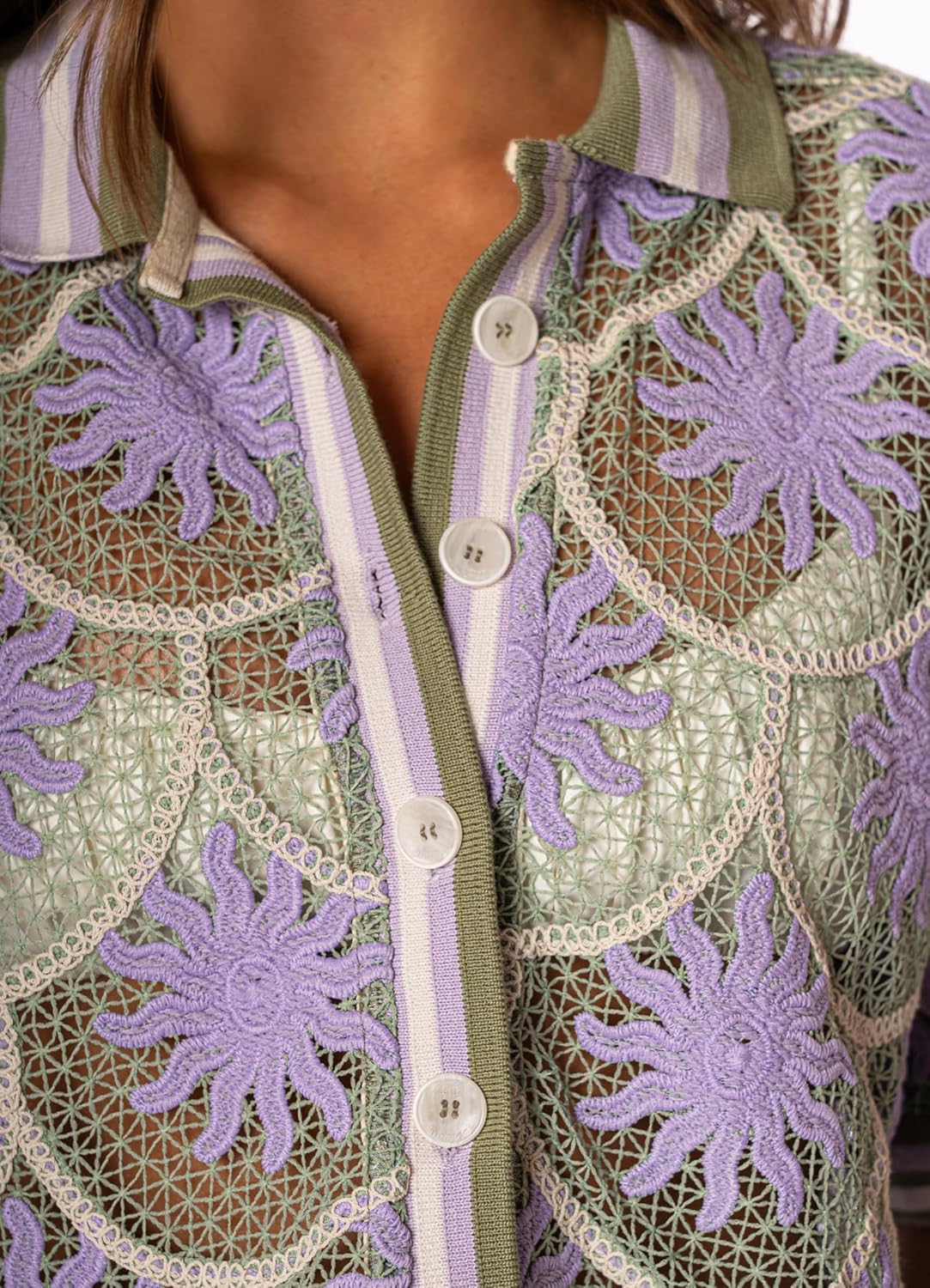 Maaji Womens Golden Sun 2 Ways Shirt - Image 5