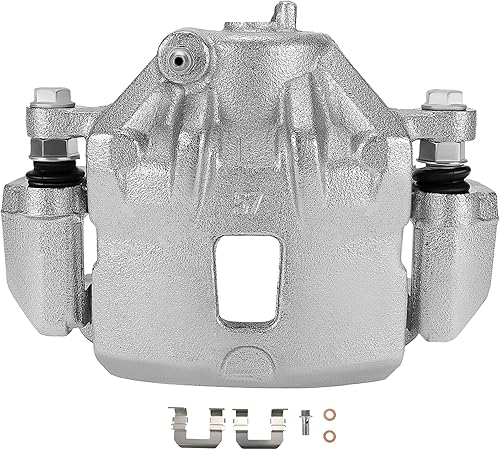 SCITOO Pinza de freno delantera izquierda con soporte 19B2999 compatible para Hyundai Elantra 07-10 para Hyundai Sonata 06-10 para Kia Magentis