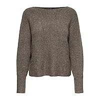 ONLY Onldaniella L/S Knt Noos Maglione da Donna, Marrone