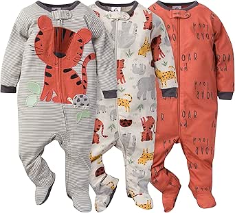 Gerber Pacote com 3 para bebês meninos Sleep &#39;N Play