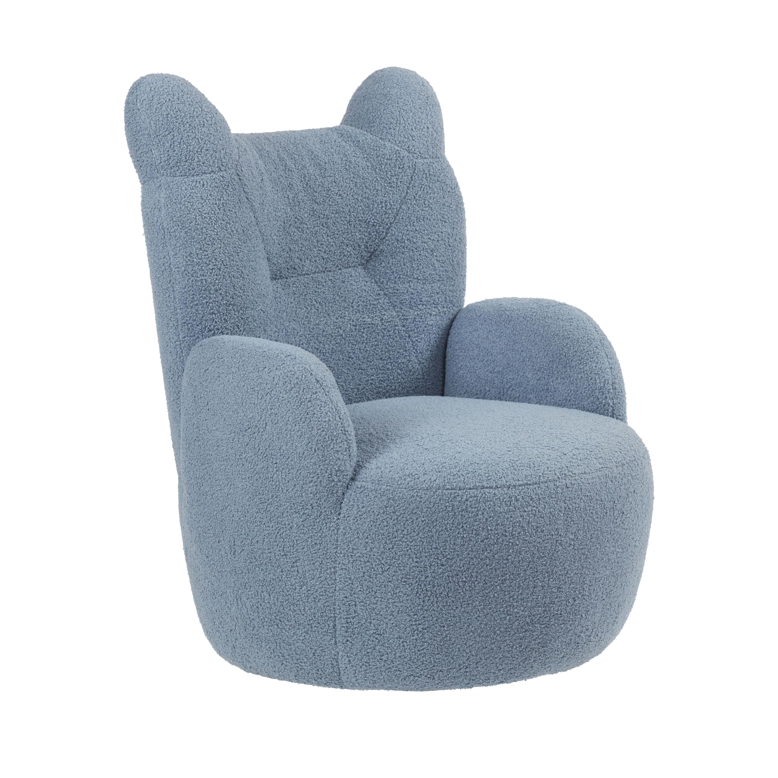 ECR4Kids Teddy Chair, Kids Furniture, Peacock Blue