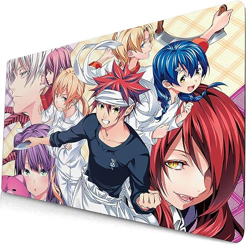 Food Wars Mouse pad Shokugeki no Soma Alfombrilla de ratón Anime Mouse pad Gaming Mouse pad Gaming pad Laptop pad XL Teclado pad 132