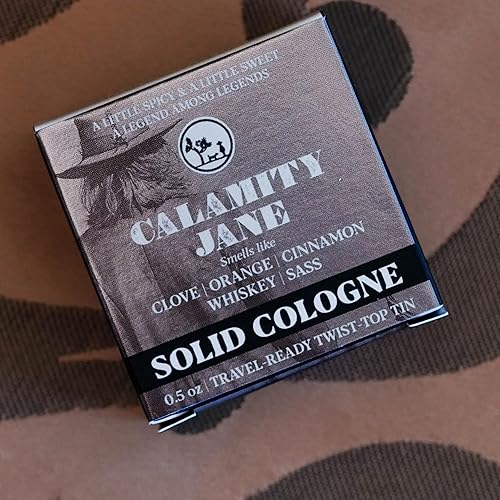 Miniatura 7 de Colonia sólida picante y dulce, clavo, naranja, canela, aroma a whisky, Calamity Jane por Outlaw - Colonia para hombres o mujeres