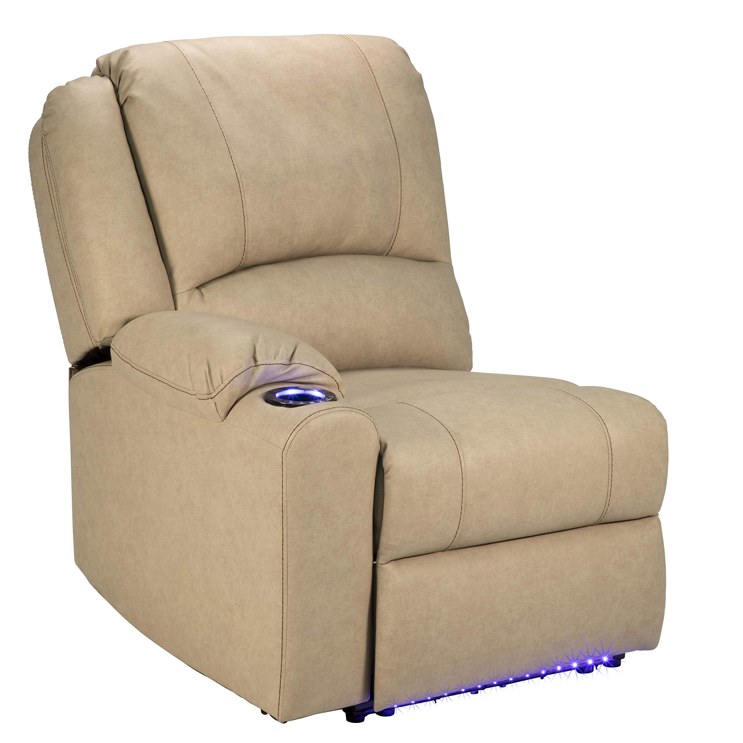 THOMAS PAYNERight Hand Recliner - Seismic Series (Grantland Doeskin) 30" x 38" x 40"