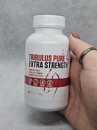Miniatura 11 de Tribulus Pure Extra Strength  Suplemento #1 de Tribulus Terrestris para hombres para aumentar la fuerza, mejor resistencia, desarrollar músculo y