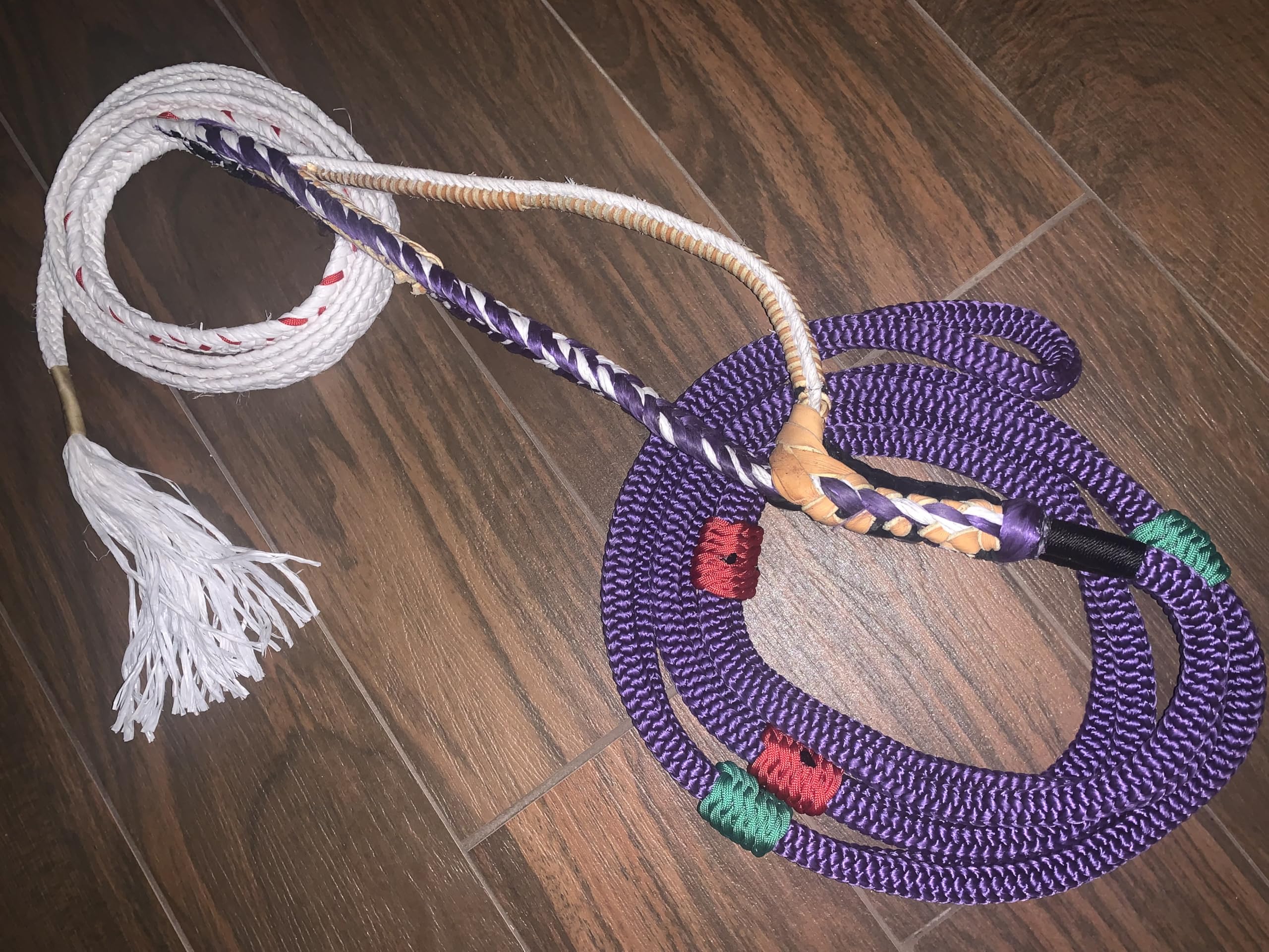 The Joker Rope - Purple on White Poly Pro 9x7RH 3/4