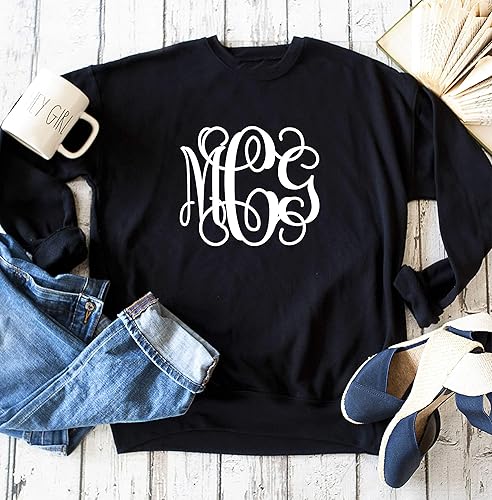 Sweatshirts with initials Clearance