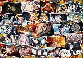 値下げ致しました。鬼滅の刃1000ピース額付き Amazon | 鬼滅の刃 パズル 1000ピース 全てキャラクタ 全员 集合