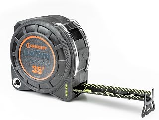 Lufkin 1-3/16" x 35' Shockforce Nite Eye G1 Dual Sided Tape Measure - L1135B