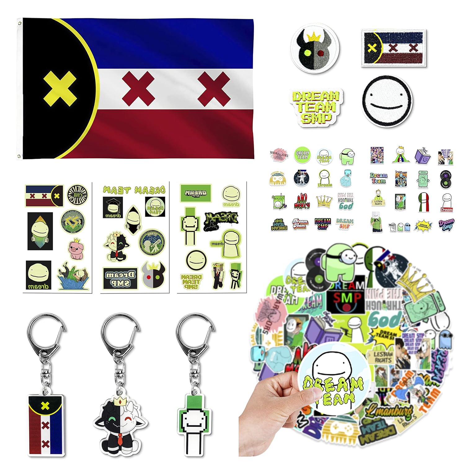 L_Manburg Flagge, Traumflagge, L_Manberg-Flagge, 91 x 152 cm, coole