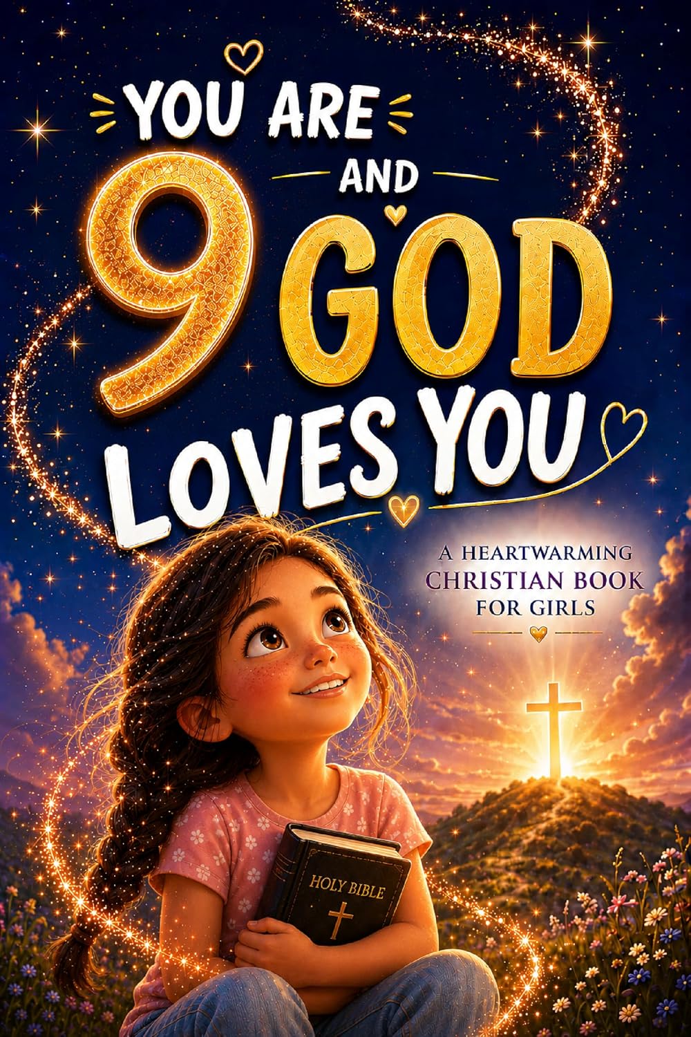 God Says You are 9 and Loved: Inspiring Faith-Based Stories to Help Girls Discover God's Love, Build Inner Strength, and Embrace Their Worth (God Loves You! Book 3)
