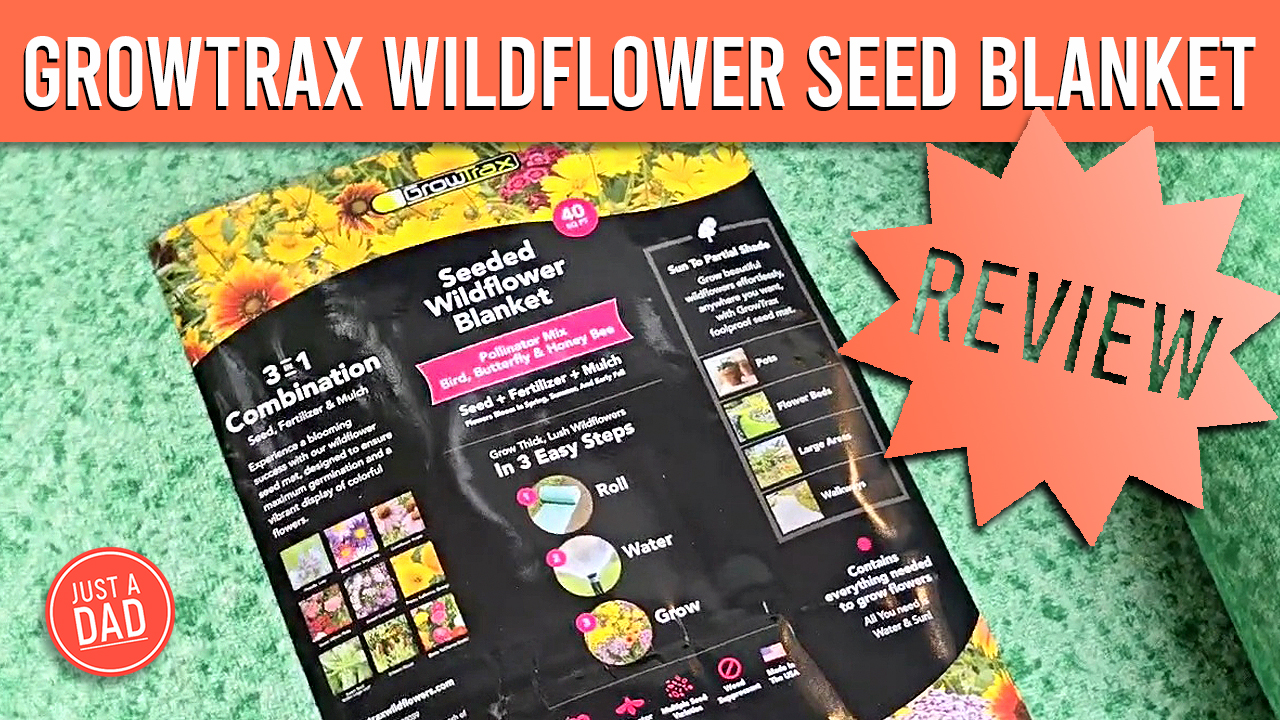 Watch Growtrax Pollinator Wildflower Seed Blanket REVIEW on Amazon Live