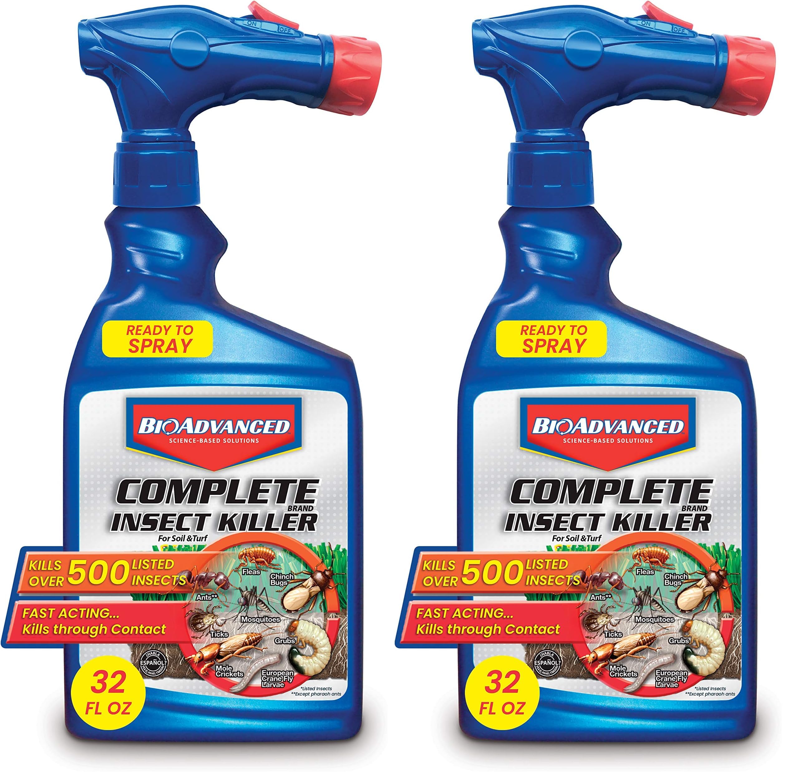 BioAdvanced Complete Insect Killer for Soil and Turf, Ready-to-Spray, 32 oz (Pack of 2)