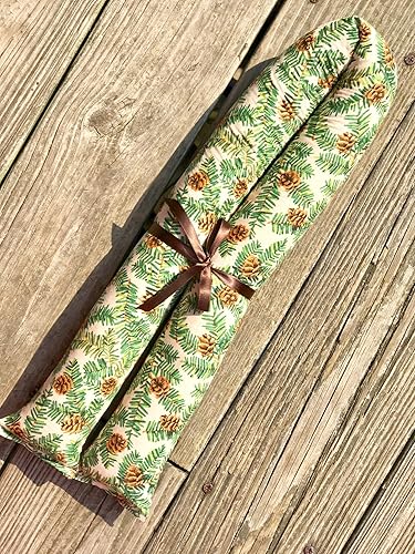 Miniatura 2 de Tapón de puerta de aguja de cono de pino relleno de abeto bálsamo Paine's Popurri crema