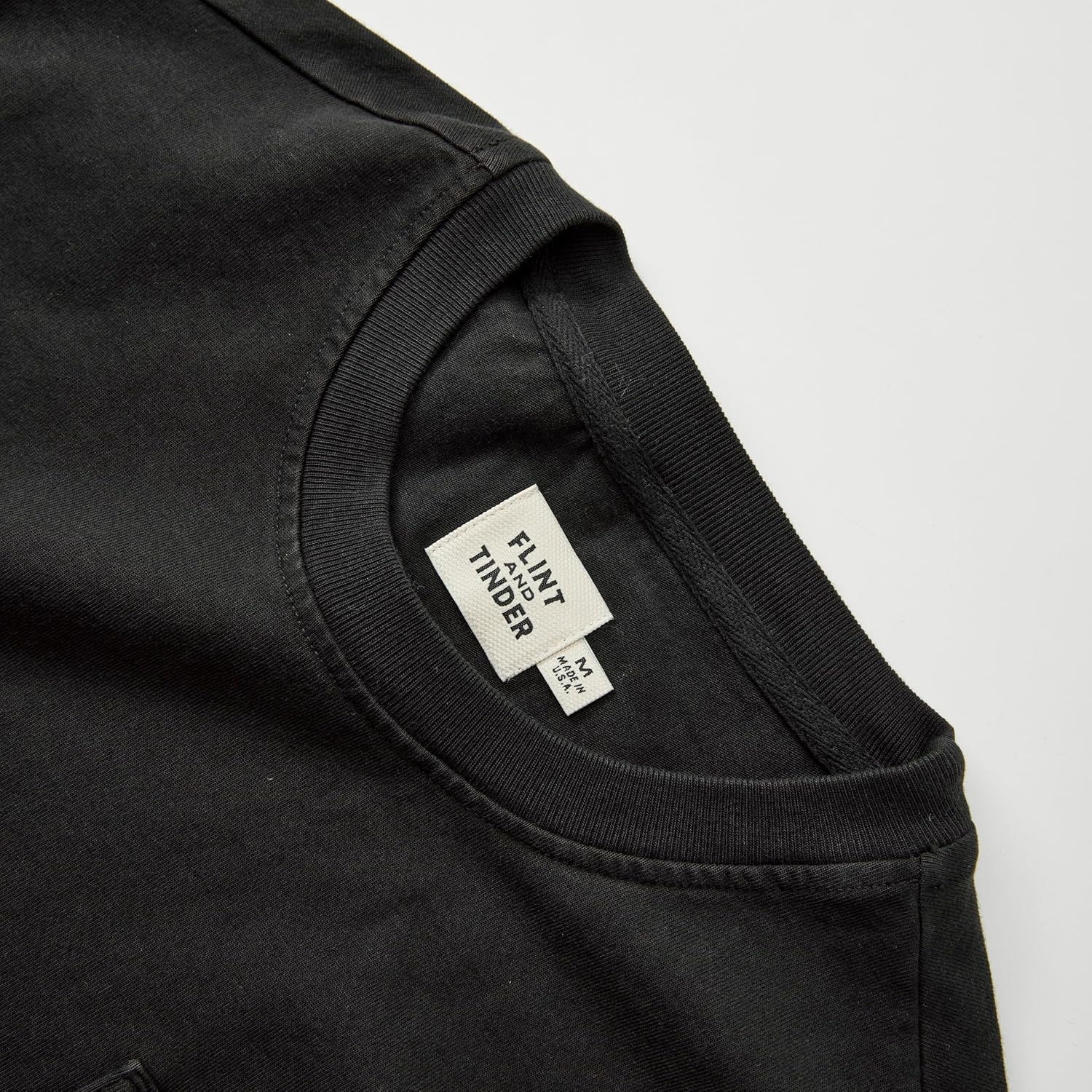 Huckberry Flint and Tinder American Heavyweight Pocket Longsleeve T-Shirt, Mens Shirt - Image 4