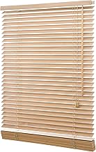 Ventanara Holzjalousie 35mm Holz Jalousie Jalousette Echtholz (Eiche, 100 x 130 cm)