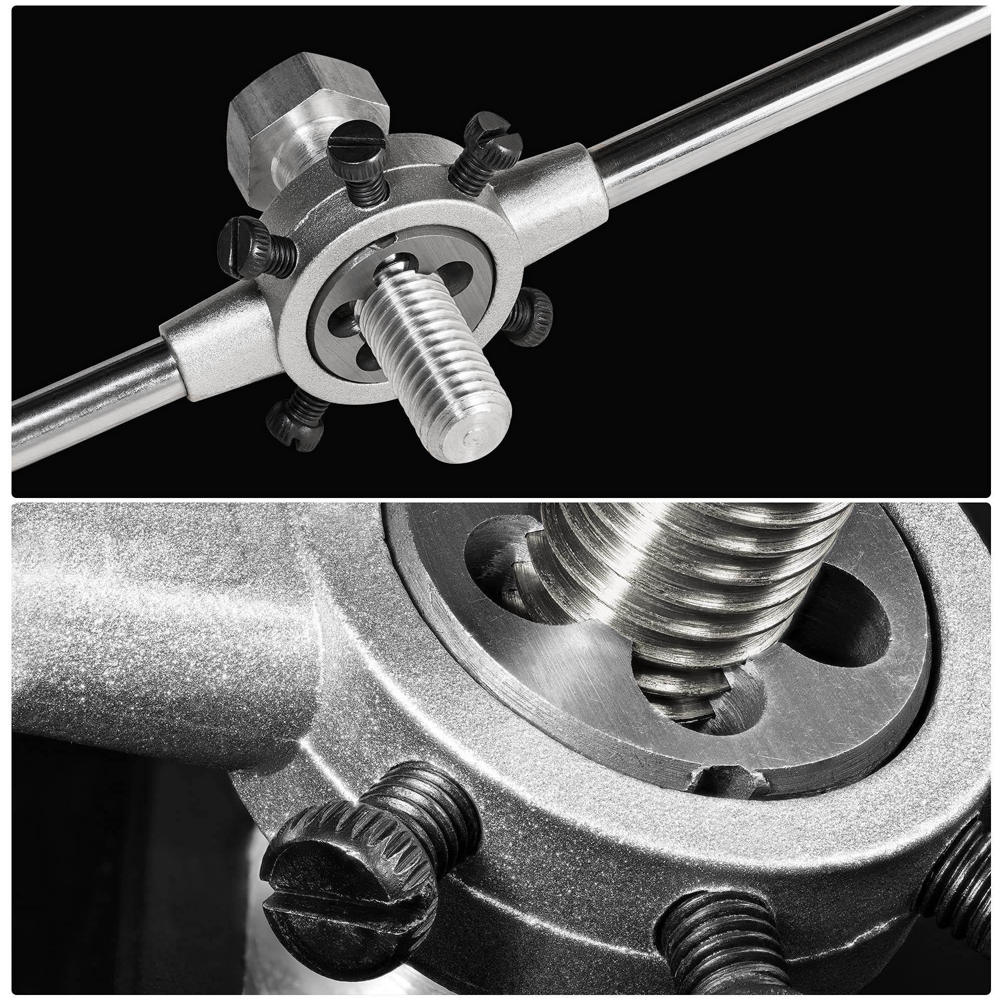 Die Stock Handle Wrench Holder - M7-M9 Round Die -4 Die Stock Handle Wrench Holder - M7-M9 Round Die -4